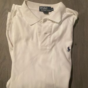 White men’s polo size M